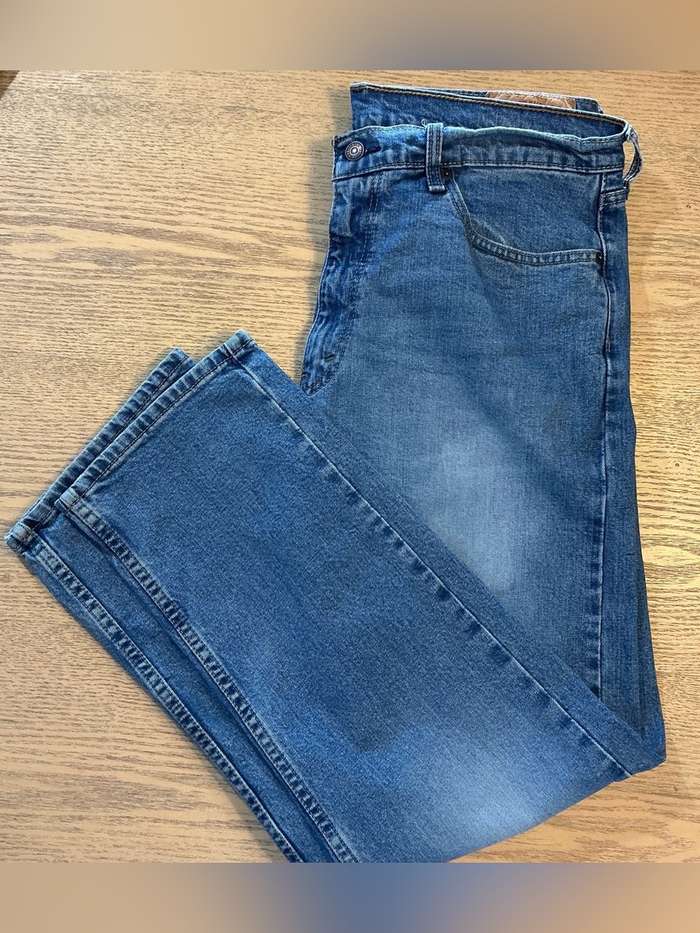 Levi’s 505 Men’s W36 L30 Regular Straight Jeans Medium Wash Distressed